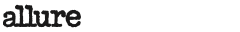 Allure logo